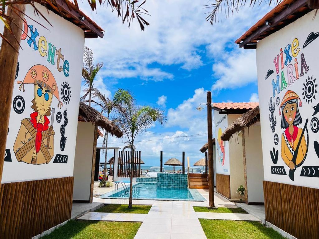 Flats Villas Litoral Sul - Praia Pontal Do Peba - Piacabucu - Al Екстериор снимка